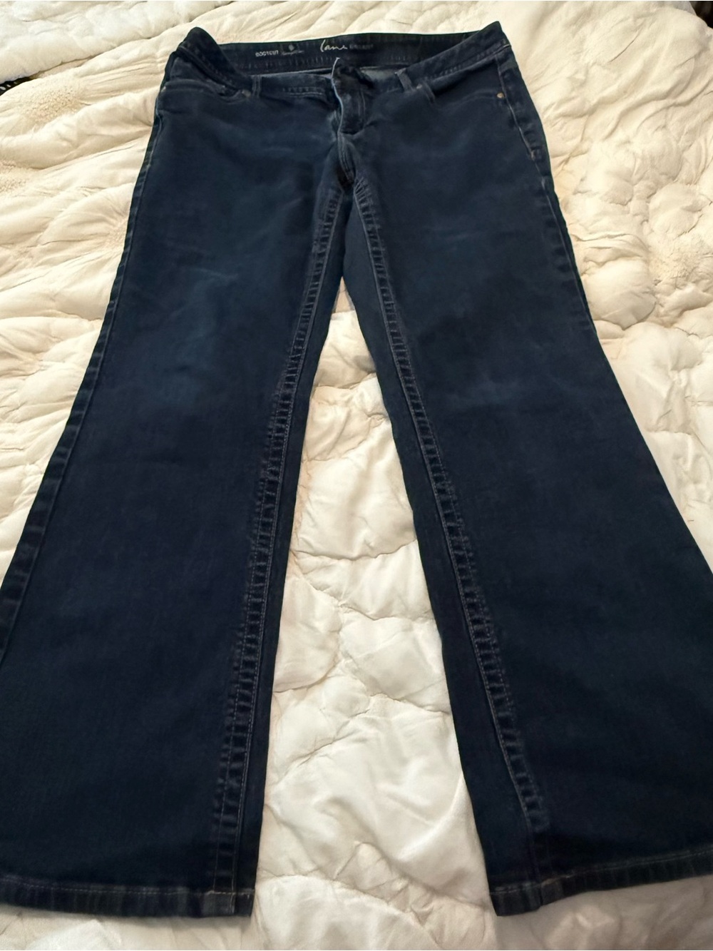 Lane Bryant Navy Flare Jeans
